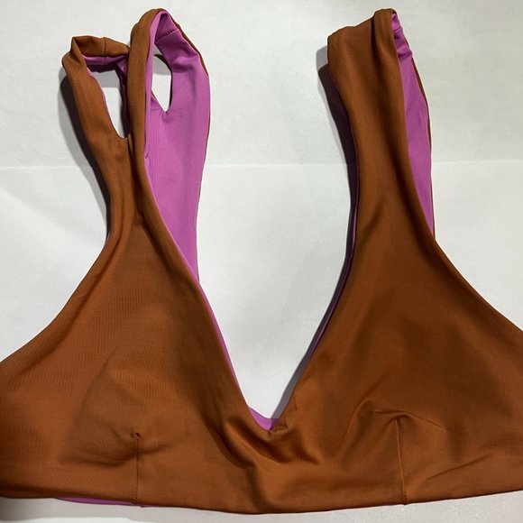 L'Space One Wave Reversible Bikini Top Size XS & Breakers Bikini Bottoms Size XS - Picture 2 of 5